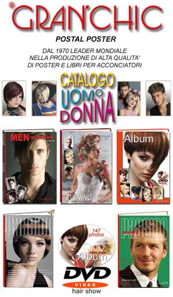 Gran'chic Album e poster per acconciatori, libri, estetica, moda